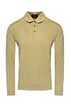 Dalmine Cotton Long Sleeve Polo Beige for men - Long sleeve. 100% cotton. Closure: Buttons. Country of manufacture: Italy. Care: specialized cleaning - photo 1