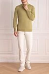 Cotton Long Sleeve Polo Beige for men Dalmine - Long sleeve. 100% cotton. Closure: Buttons. Country of manufacture: Italy. Care: specialized cleaning - photo 2