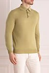 Dalmine Cotton Long Sleeve Polo Beige for men - Long sleeve. 100% cotton. Closure: Buttons. Country of manufacture: Italy. Care: specialized cleaning - photo 3