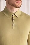 Dalmine Cotton Long Sleeve Polo Beige for men - Long sleeve. 100% cotton. Closure: Buttons. Country of manufacture: Italy. Care: specialized cleaning - photo 5