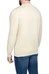 Cotton jumper beige for men Dalmine - 100% cotton. Country of origin: Italy. Care: specialized cleaning - photo 4