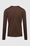 Cotton jumper brown for men Dalmine - 100% cotton. Country of manufacture: Italy. Care: specialized cleaning - photo 6