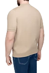 Cotton jumper beige for men Dalmine - 100% cotton. Country of origin: Italy. Care: specialized cleaning - photo 4