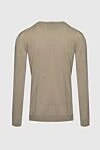 Cotton jumper beige for men Dalmine - 100% cotton. Country of origin: Italy. Care: specialized cleaning - photo 6