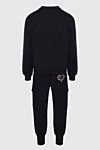 Men's cotton sports suit, black Dolce & Gabbana - Embroidered brand logo. 100% cotton. Closure: Drawstring, zipper. Four side pockets. Country of manufacture: Italy. Care: specialized cleaning - photo 6