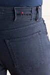 Kiton Men's blue jeans made of cotton - logo. 98% cotton, 2% elastane. Closure: button, zipper. Three side pockets, two back pockets. Country of manufacture: Italy. Care: specialized cleaning - photo 5