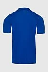 Kiton Cotton T-shirt blue for men - embroidery logo. 100% cotton. Country of manufacture: Italy. Care: specialized cleaning - photo 5