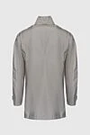 Moorer Men's gray polyester and polyamide jacket - 50% polyester, 50% polyamide. Closure: Zipper, buttons. Two side pockets. Country of manufacture: Italy. Care: specialized cleaning - photo 7