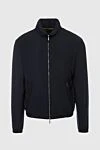 Moorer Black polyamide and elastane jacket for men - 68% polyamide, 32% elastane. Closure: Zipper. Two side pockets. Country of manufacture: Italy. Care: specialized cleaning - photo 1