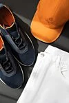 Брюки из хлопка белые мужские Loro Piana - 100% хлопок. пуговица, молния. два боковых кармана, два задних кармана. Страна производитель: Италия. Уход: специализированная чистка - фото 4
