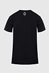 Black cotton T-shirt for men Billionaire - brand logo, ship print. 100% cotton. Country of manufacture: Italy. Care: specialized cleaning - photo 6