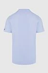 Blue cotton T-shirt for men MC2 Saint Barth - print. 100% cotton. Country of origin: Italy. Care: specialized cleaning - photo 6