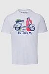 MC2 Saint Barth White cotton T-shirt for men - print. 100% cotton. Country of origin: Italy. Care: specialized cleaning - photo 1