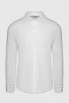 Gran Sasso White cotton shirt for men - 100% cotton. Closure: buttons. Country of origin: Italy. Care: specialized cleaning - photo 1