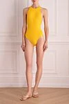 Купальник совместный из полиамида и лайкры желтый женский OYE Swimwear - 80% полиамид, 20% лайкра. молния. . Страна производитель: Италия. Уход: специализированная чистка - фото 2