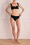 Купальник раздельный черный женский OYE Swimwear - 80% полиамид, 20% лайкра. крючки. Страна производитель: Италия. Уход: специализированная чистка - фото 2