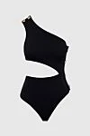 OYE Swimwear Swimsuit made of polyamide and lycra black for women - asymmetry. 80% polyamide, 20% lycra. buttons. Country of origin: Italy. Care: specialized cleaning - photo 1