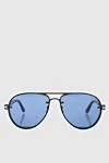 Tom Ford Blue sunglasses made of metal and plastic for men - Decoration: logo on the temple. UV protection. plastic, metal. Country of manufacture: Italy. Care: specialized cleaning - photo 1