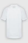 White cotton T-shirt for men Limitato - print pattern. 100% cotton. Country of origin: Italy. Care: specialized cleaning - photo 6