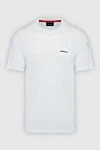 Kiton White cotton T-shirt for men - logo. 100% cotton. Country of manufacture: Italy. Care: specialized cleaning - photo 1