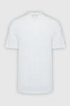 Kiton White cotton T-shirt for men - logo. 100% cotton. Country of manufacture: Italy. Care: specialized cleaning - photo 5