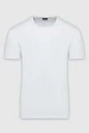 Kiton White cotton T-shirt for men - 100% cotton. Country of manufacture: Italy. Care: specialized cleaning - photo 1