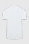 White cotton T-shirt for men Kiton - 100% cotton. Country of manufacture: Italy. Care: specialized cleaning - photo 6