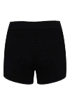 Balmain Black shorts for women - Decoration: embossing of the company monogram. two pockets. 62% polyamide, 36% viscose, 2% elastane. drawstring. Country of manufacture: Italy. Care: specialized cleaning - photo 7