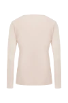 Beige polyamide blouse for women D.Exterior - no collar. polyamide. Country of manufacture: Italy. Care: specialized cleaning - photo 6