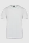 Cesare di Napoli White cotton T-shirt for men - 100% cotton. Country of manufacture: Italy. Care: specialized cleaning - photo 1