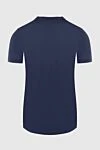 Cesare di Napoli Cotton T-shirt blue for men - 100% cotton. Country of manufacture: Italy. Care: specialized cleaning - photo 7