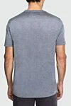 Gray cotton T-shirt for men Cesare di Napoli - 100% cotton. Country of manufacture: Italy. Care: specialized cleaning - photo 4