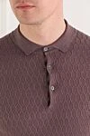 Corneliani Поло из хлопка с объемным ромбовидным узором
- Фактурный узор. 100% хлопок. Пуговицы. Страна производитель: Италия. Уход: специализированная чистка - фото 5