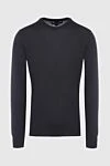 Billionaire Black wool jumper for men - 100% wool. Country of manufacture: Italy. Care: specialized cleaning - photo 1