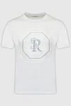 Stefano Ricci Ақ мақтадан және 3D монограммасы бар модальды футболка - логотипті басып шығару. Құрамы: 50% мақта, 50% модаль. Шығарылған елі: Италия. Күтім: арнайы тазалау - фото 1