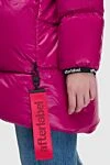 After Label Women's pink polyester down jacket - hood. 100% polyester. Closure: zipper. two side pockets. Insulation: 100% down. Country of manufacture: Italy. Care: specialized cleaning - photo 5