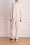 Walking suit made of cashmere gray for women Max&Moi - 100% cashmere. Closure: drawstring. Country of origin: France. Care: specialized cleaning - photo 4