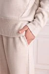 Max&Moi Walking suit made of cashmere gray for women - 100% cashmere. Closure: drawstring. Country of origin: France. Care: specialized cleaning - photo 5