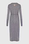 Re Vera Gray cashmere dress for women - belt, melange. 100% cashmere. Country of origin: Italy. Care: specialized cleaning - photo 7