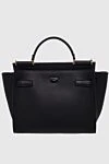 Dolce & Gabbana Сумка женская кожаная классическая черная - металлический логотип. молния. кожа. Страна производитель: Италия. Уход: специализированная чистка - фото 1