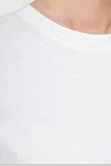 Белая футболка из мягкого хлопка с круглым вырезом и прямым силуэтом
Zimmermann - 100% хлопок. Страна производитель: Италия. Уход: специализированная чистка - фото 6