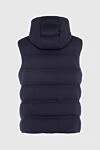 Men's cashmere and down vest blue Loro Piana - 100% cashmere. hood. Closure: zipper. Insulation: down. Manufacturer part number: FAL3491 W000. Country of manufacture: Italy. Care: specialized cleaning - photo 2