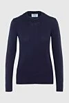 Prada Blue cashmere jumper for women - 100% cashmere. Country of manufacture: Italy. Care: specialized cleaning - photo 1