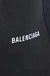 Balenciaga Сумка-торба женская большая черная - логотип. классическая. 80% хлопок, 20% вискоза. Страна производитель: Франция. Уход: специализированная чистка - фото 5