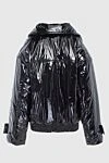 Dolce & Gabbana Women's black polyester and polyurethane down jacket - varnish. 60% polyester, 40% polyurethane. Closure: zipper. two side pockets. Insulation: 100% down. Country of manufacture: Italy. Care: specialized cleaning - photo 7