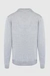 Wool jumper gray for men Cesare di Napoli - 100% wool. Country of manufacture: Italy. Care: specialized cleaning - photo 6