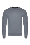 Cesare di Napoli Wool jumper gray for men - 100% wool. Country of manufacture: Italy. Care: specialized cleaning - photo 1