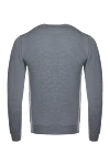 Wool jumper gray for men Cesare di Napoli - 100% wool. Country of manufacture: Italy. Care: specialized cleaning - photo 6