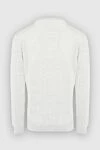 White wool jumper for men Cesare di Napoli - 100% wool. Country of manufacture: Italy. Care: specialized cleaning - photo 6