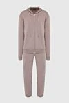 Cesare di Napoli Beige men's wool sports suit - 100% wool. Closure: Drawstring, zipper. Four side pockets. Country of manufacture: Italy. Care: specialized cleaning - photo 1